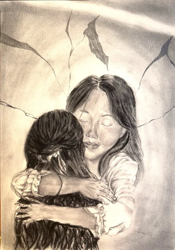 sketch- I hug myself1