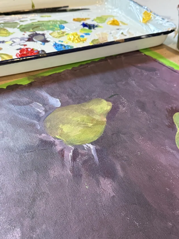 acrylic-pear