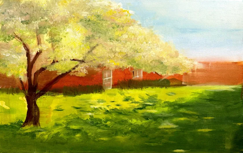 oil painting- The Spring That Stays